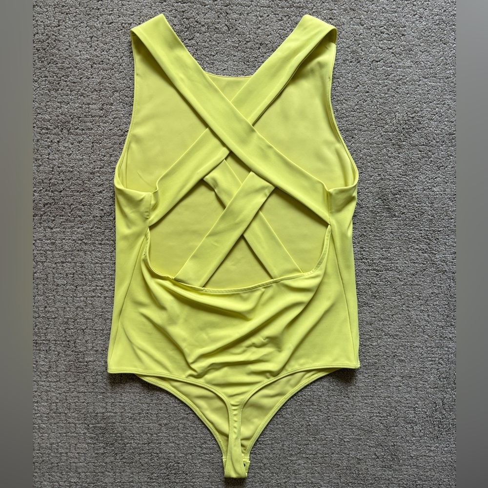Express Body Contour Strappy Back Bodysuit